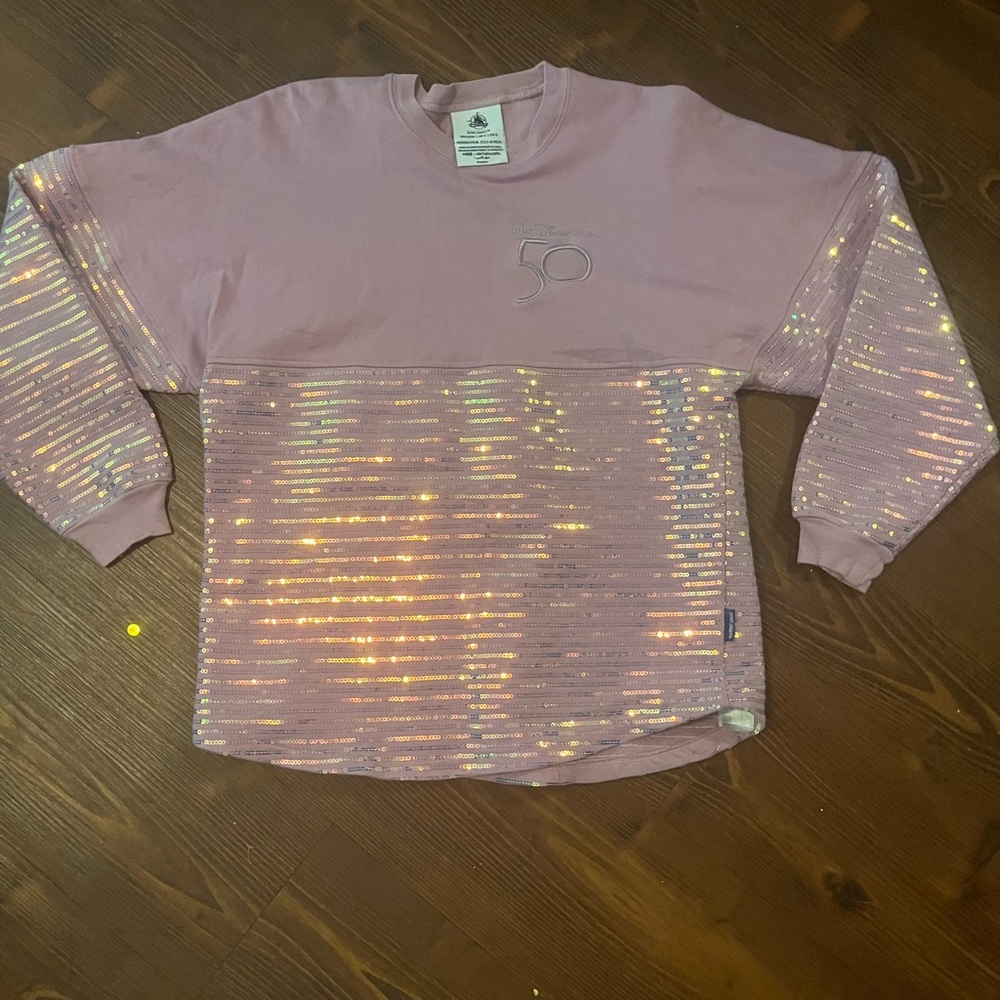 Disney Pink Holographic Sweatshirt